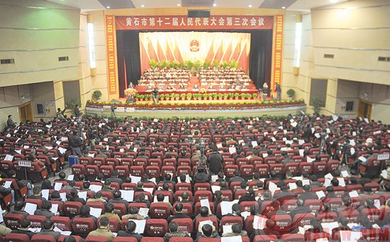 市十二届人大三次会议隆重开幕